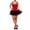 RD2-7, variant on Women’s French Court Satin Corset Top, Off Shoulder Ruffle Short Sleeve Boned Bustier, Waist Cinching Slim Fit Outerwear Top Black-6 M