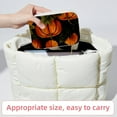 thumbnail image 6 of Thanksgiving Pumpkin Leaves Velvet Portable Necklace Organizer with Removable Compartment - Display Case, Earring Organizer, and Necklace Holder - Gift, 6 of 7