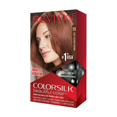 Revlon ColorSilk Beautiful Color™ Hair Color, Light Reddish (The Best Brown Hair Color)