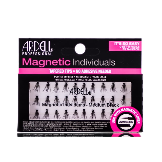 Pestañas magnéticas Ardell Professional Individuals color negro medio