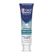 Crest Toothpaste, 3D White Adv Deep Clean Whitening Toothpaste, 3.3 oz