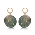 thumbnail image 2 of Besheek Handmade Goldplated and Abalone Moon & Stars Dangle Earrings, 2 of 5