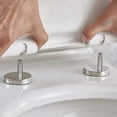 thumbnail image 1 of 1 Pair Toilet Seat Hinge, Toilet Seat Hinge Fixings, Toilet Seat Fixing Part Top Fixing Universal Fixing Bolt Expansion, 1 of 3