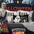 thumbnail image 3 of Halloween Pillow Covers 12x20 inch White Ghost Hey Boo Decor black Halloween Lumbar Pillow Covers Decorative for Halloween Home Decor for Sofa 026, 3 of 6