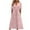 #8-Pink, variant on Patlollav Womens Summer Print Causal V-Neck Button Short Sleeve Vacation Pockets Dress