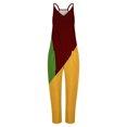 thumbnail image 2 of Boho Jumpsuit for Women Summer,Women's Loose Sleeveless V Neck Spaghetti Straps Stretchy Jumpsuits Casual Harem Overalls with Pockets, 2 of 4
