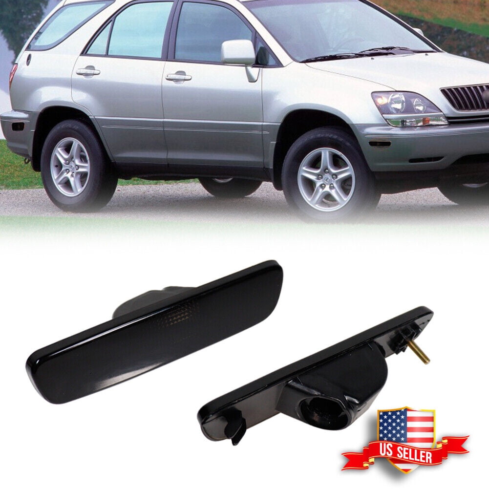 GTINTHEBOX 2PCS Smoked Front OR Rear Side Marker Light Housings For