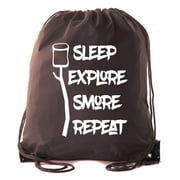 Mato & Hash Camp Drawstring Backpack for All Types of Camps and Birthday Parties