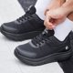 thumbnail image 4 of FitVille zapatos para caminar de ancho para hombre, zapatillas transpirables ligeras con amortiguación, zapatos para fascitis Plantar, alivio del dolor, 4 of 5