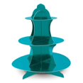 thumbnail image 1 of Beistle 59990-T Support de Cupcake Métallique&44; Turquoise, 1 of 1