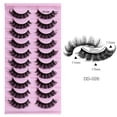thumbnail image 1 of Pack de Pestañas 3D Esponjosas y Ligeras, 10 Pares con Banda Transparente para una Belleza Diaria sin Esfuerzo, 1 of 4