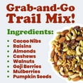 thumbnail image 4 of Organic Raw Munchies Snack Mix, 2 Pounds — Raw and Non-GMO Snack Mix Contains Cacao Nibs, Raisins, Almonds, Cashews, Walnuts, Goji Berries, Mulberries, Pumpkin Seeds. Vegan Superfood, Kosher, Bulk, 4 of 7