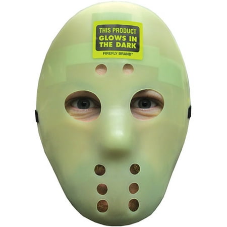Glow Hockey Mask Adult Halloween Accessory