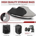 thumbnail image 4 of LABLT Super Heavy-Duty TOP Cover for Trailerable PWC Watercraft Jet Ski Cover 136-145(3seater) 420D, 4 of 6