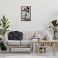 thumbnail image 2 of Stupell Industries Abstract Sophisticated Audrey People Painting Brown Floater Framed Canvas Art Print Wall Art, 17 x 25, 2 of 9