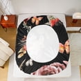 thumbnail image 5 of Manfei Teens Girls Flying Butterflies 4 Pieces Queen Sheet Sets,Chic Floral Flowers Ultra Soft Flat Sheet,Spring Garden Queen Fitted Sheet,Ultra Soft Home Decor, 5 of 7