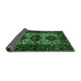 thumbnail image 2 of Ahgly Company Indoor Square Persian Emerald Green Traditional Area Rugs, 4' Square, 2 of 4