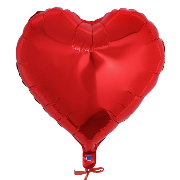 TAILTOSS 10Set Heart Shaped Aluminum Foil Balloons Red for Valentine's Day and Wedding