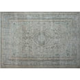 thumbnail image 1 of Fine VTG Reba Grey/Lt. Blue Rug, 9'10" x 13'6", 1 of 6