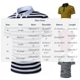 thumbnail image 3 of Men's Muscle Fit Golf Shirt Vintage Striped Soft Stretch Jersey Tee Color Block Collared Short Sleeve T-Shirts Athletic Slim Fit Summer Casual Beach Tops Lightweight, 3 of 9
