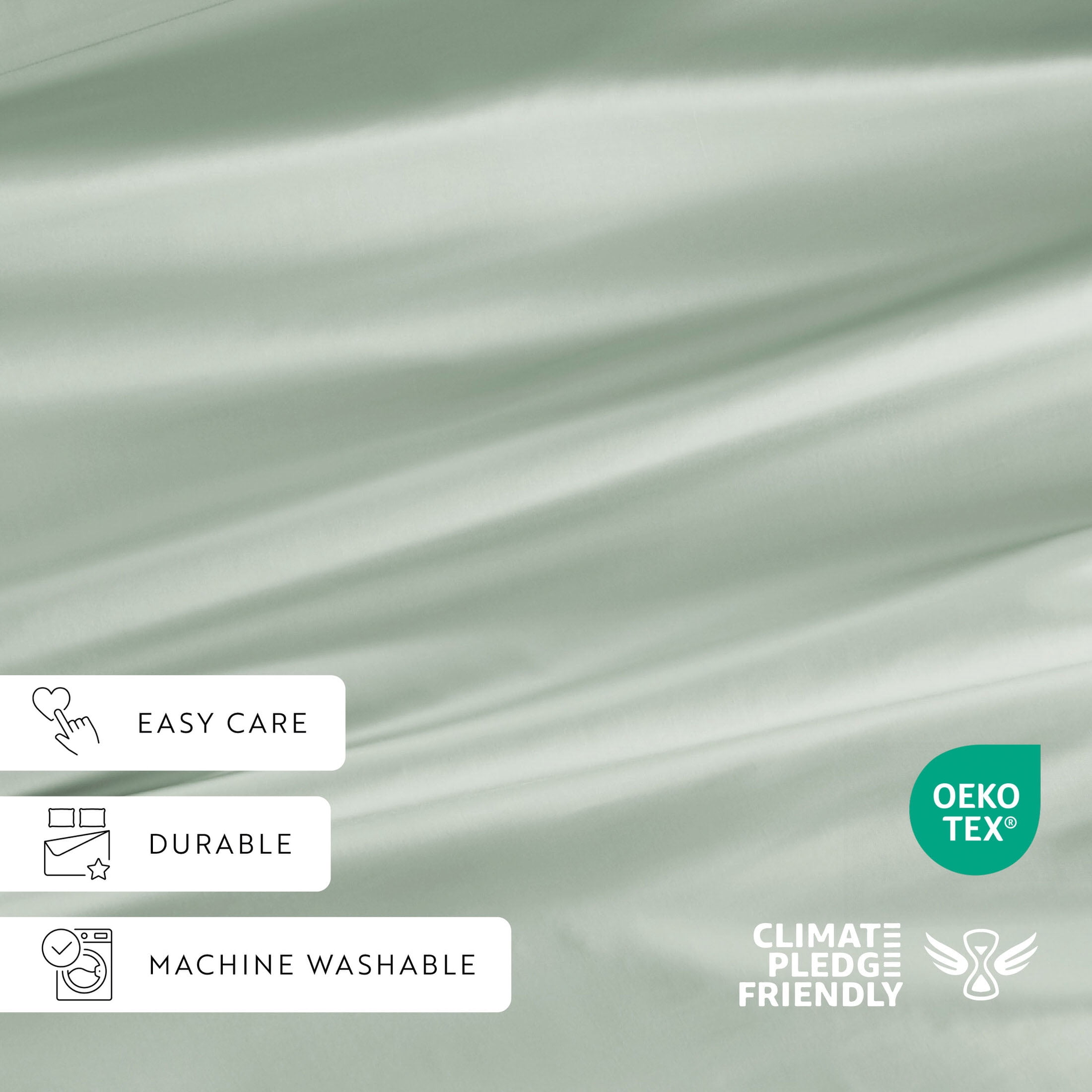 Luxury Cooling 100% Rayon From Bamboo Silky Soft Bed Sheets Set Aqua Queen Size Bedding by Comfort Canopy