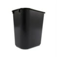 thumbnail image 5 of Deskside Plastic Wastebasket Rectangular, 3.5 gal, Black, 5 of 7