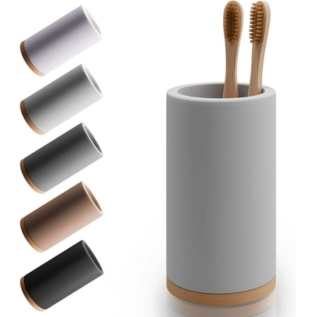 Bamboo Toothbrush Holder Diatomite Tooth Brush Organizer - Storage for ...