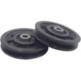 thumbnail image 1 of Polea de nailon con rodamiento de 2 piezas de 90 mm, polea de entrenamiento de fuerza, rueda universal para máquina de cables, equipo de gimnasio, puerta de garaje, polea de puerta corredera Sincero Electrónica, 1 of 5
