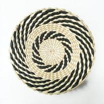 suxuMhao Bohemian Style Wall Decoration - Black & Brown Wall Decor, 20*4cm Rattan & Paper Rope Home Decor, Weaving ornament,Room Decor for Wall Decorations, 1 Piece,A14 model