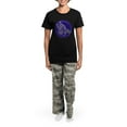 thumbnail image 4 of CafePress - Dove Pajamas - Women's Short Sleeve Print T-Shirt and Pants Dark Cotton Pajama Set, 4 of 7