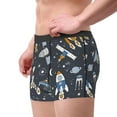 thumbnail image 4 of Balery Space Cars Men's Boxer Briefs, Soft and Breathable Cotton Underwear with nylon Waistband-XX-Large, 4 of 9