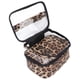 thumbnail image 1 of Neceser de Maquillaje Portátil ANGGREK Bolsa cosmética de doble capa PVC Diseño de leopardo, 1 of 8