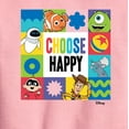 thumbnail image 2 of Disney - Choose Happy Grid - Toddler & Youth Crewneck Fleece Sweatshirt, 2 of 4
