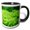 Black/White, variant on 3drose, Minnesota, Gooseberry Falls Sp, Ostrich Fern Flora - Us24 Rsp0034 - Rob Sheppard, 11oz Two-tone Yellow Mug