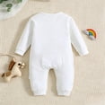 thumbnail image 3 of Dakiuu Baby Boys Girls Footless Long Sleeve Cotton Jumpsuit Bodysuit Romper 0 24M, 3 of 6
