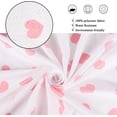 thumbnail image 4 of jafea Valentine''s Day Shower Curtain, Weighted Bottom Romantic Love Theme Pink Little Heart Farmhouse Girly Fabric Bathroom Curtain Home Decor Waterproof Washable with 12 Hooks,72"x72", 4 of 6