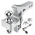 thumbnail image 1 of Adjustable Trailer Hitch -6 Inch Drop Hitch (Fits 2-Inch Receiver), 21,500 LBS, 1 of 5