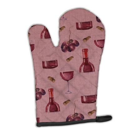 

Red Wine on Linen Oven Mitt