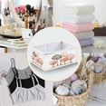 thumbnail image 4 of Cabinet Storage Basket 15.75x10.63x6.96 Inches Storage Box Foldable, Storable and Easy to Assemble ，Open Home Storage Bins ，Closet Storage Bins Cartoon Orange Tree, 4 of 8