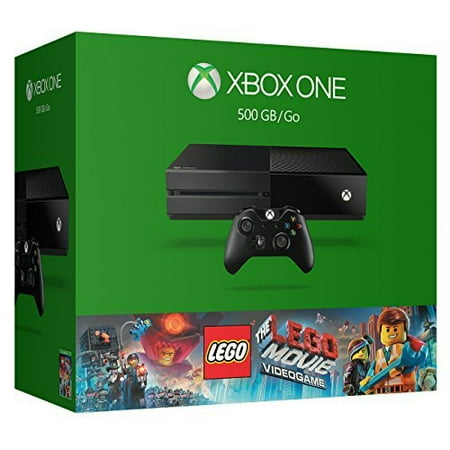 Restored Xbox One 500GB Console The Lego Movie (Refurbished) Get the ultimate LEGO building experience with the Xbox One The LEGO Movie Videogame console bundle.
