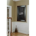 thumbnail image 3 of Rayne Mirrors B234872 American Made Espresso Leather Blackboard & Chalkboard, 53.75 x 77.75 in., 3 of 5