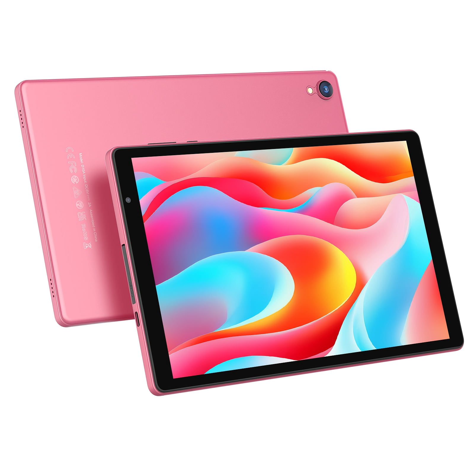 10.1-inch Android 14 Tablet with A133S Quad-core Processor, 32GB ROM + 2GB RAM, 1280*800 IPS HD Touch Screen, Single-band Wi-Fi 6, 2MP+2MP Dual Cameras, 6000mAh Battery, High Performance, Four Colors