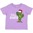 thumbnail image 3 of Inktastic Feliz Navidad Christmas Cactus in Santa Hat Boys or Girls Toddler T-Shirt, 3 of 5