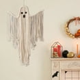 thumbnail image 3 of Dserhfy Halloween Ghost Decorations Hand-Woven Tassel Ghost White Rope Ghost Decor Hanging Ghost Wall Art Gift, 3 of 7