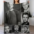 thumbnail image 5 of Max Thieriot Blanket Cool #1 Throw Blankets Ultra Soft Flannel Lightweight Throws for Couch, Bed, All Seasons Use 30""*40""（76 * 100cm）, Style, 5 of 6