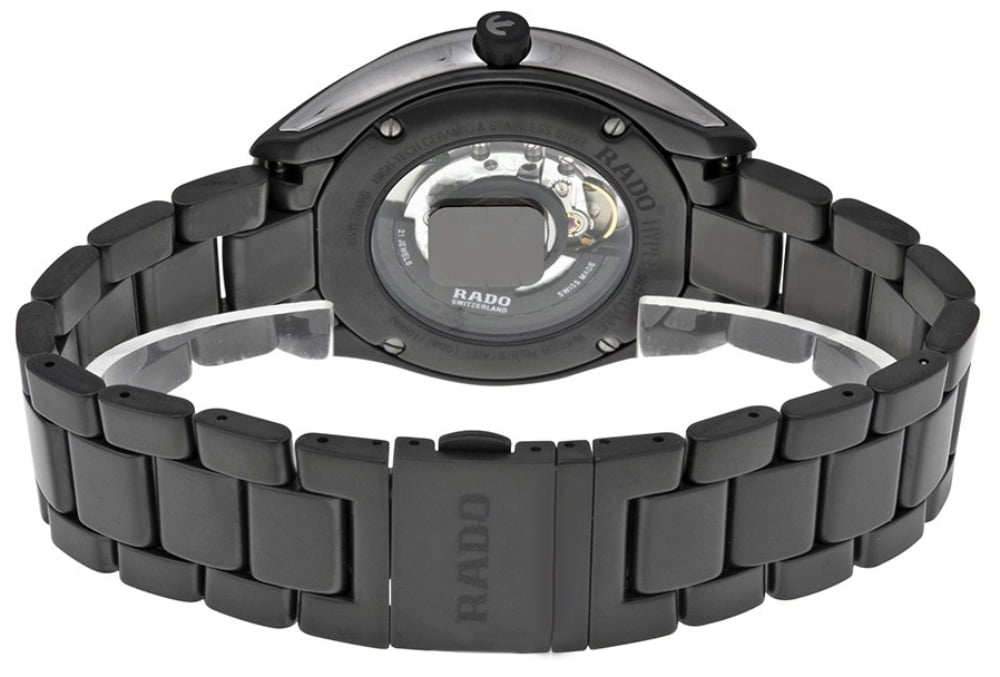 Rado HyperChrome Automatic GMT Black Ceramic Mens Watch Date R32167152 -  Walmart.com
