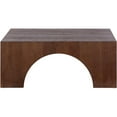 thumbnail image 3 of Meridian Furniture Arch Brown Coffee Table, 3 of 6