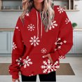 thumbnail image 2 of Sweatshirt for Women Family Christmas Blouses Relaxed Womens Long Sleeve Tops Women's Clothing Red1, 2 of 9