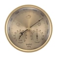 thumbnail image 2 of simhoa 3 in 1 Barometer Indoor Outdoor for Home Compact Accurate Simple Thermometer gold, 2 of 8