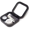 thumbnail image 3 of Fashion Planet Contact Lens Case Portable Contact Lens Box Kit with Mirror(Rocket), Black, 3 of 6